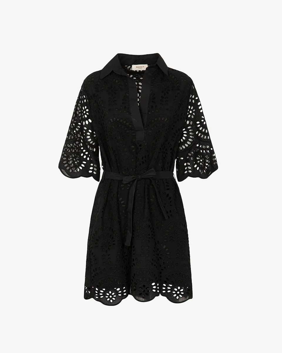 Markup Donna Vestiti Vestito corto in pizzo vestito