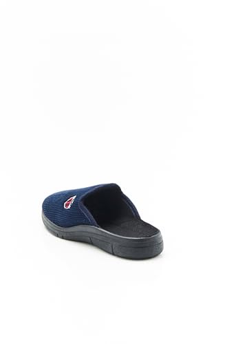 Damart Calzature Mules in Velluto a Costine da Uomo blu marino 44 EU