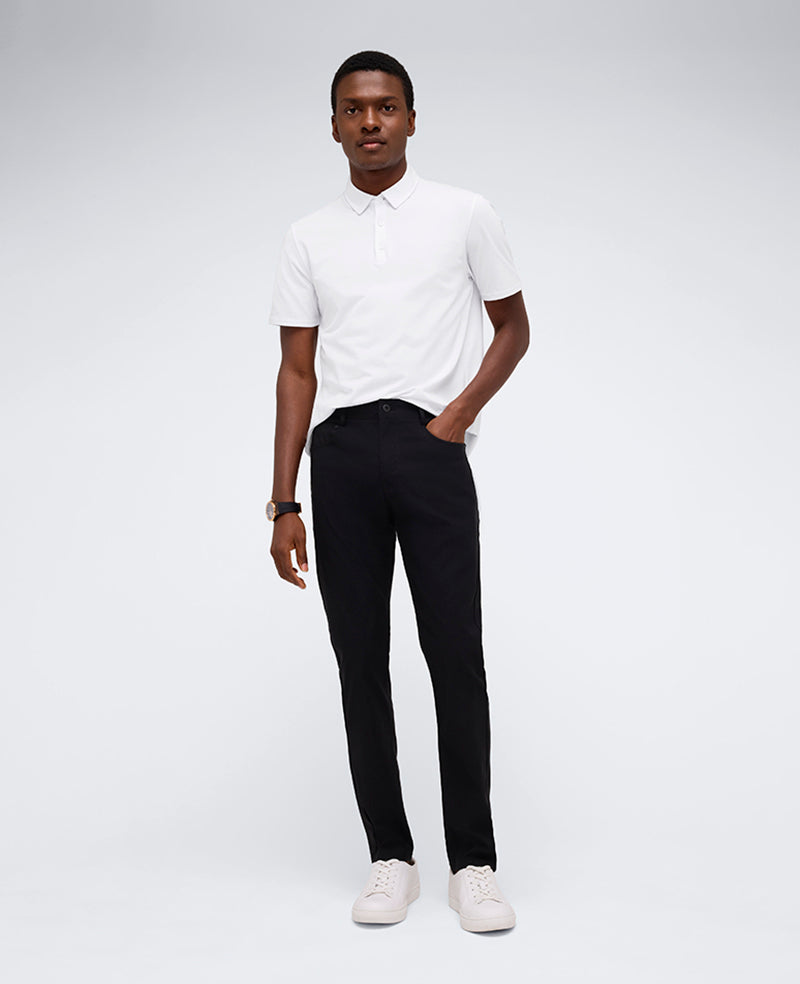Kenneth Cole Reaction Clothing Slim Original Flex 5-Pocket Pant pantaloni neri