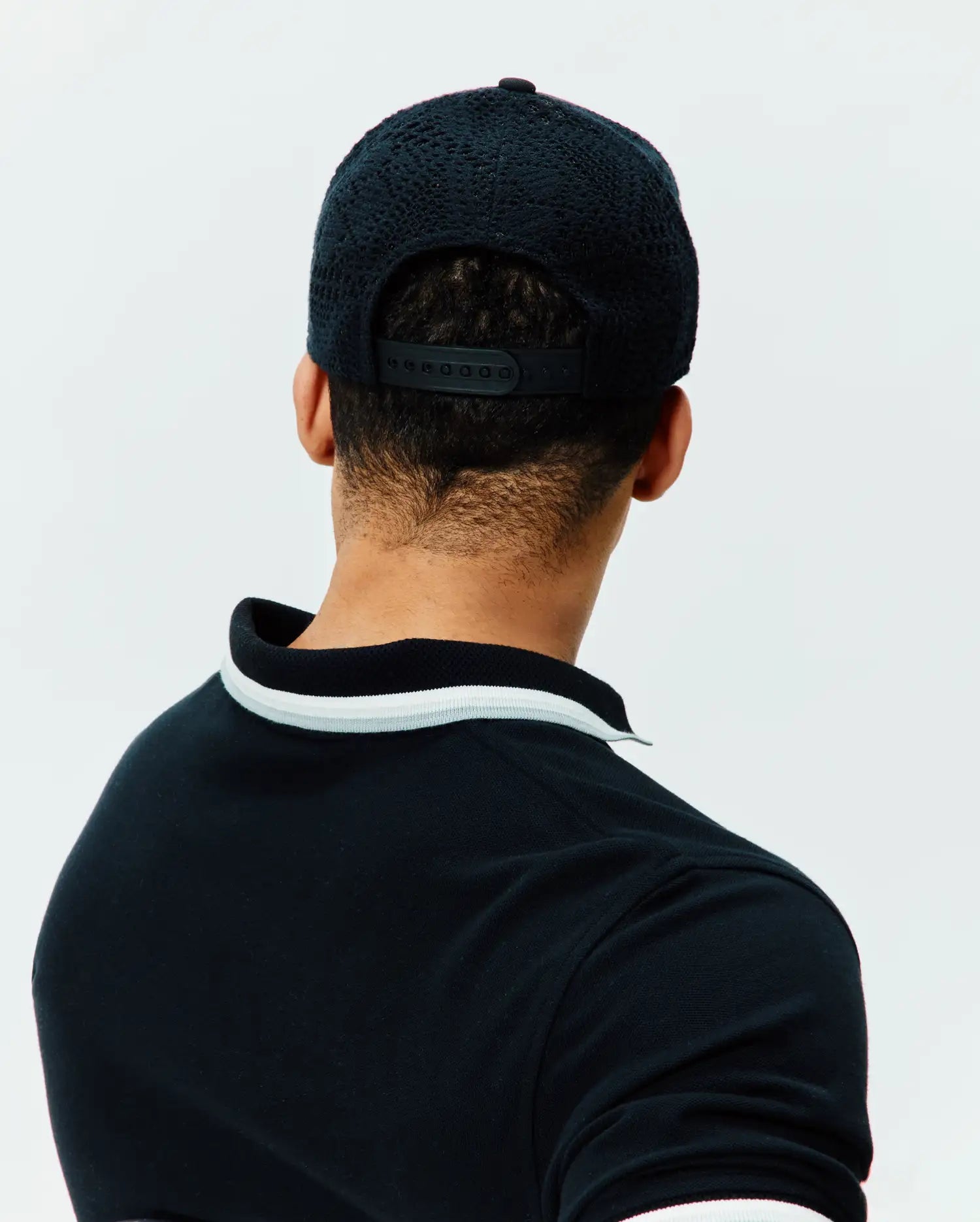 Psycho Bunny Accessories Elijah Trucker Cap MO1500113 cappellino nero regolabile