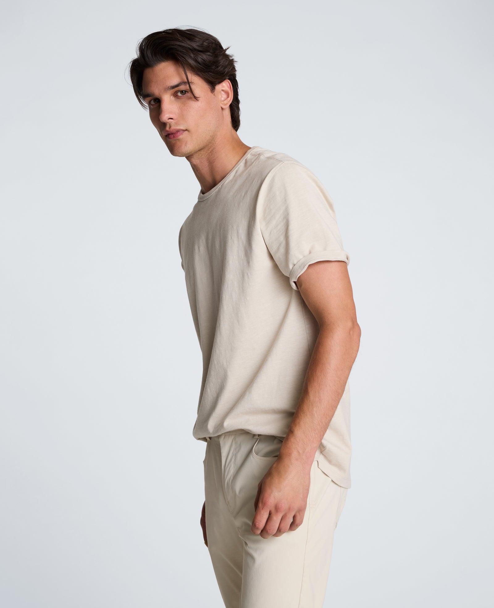 Kenneth Cole Reaction Clothing Texture Tee t-shirt avorio oversize