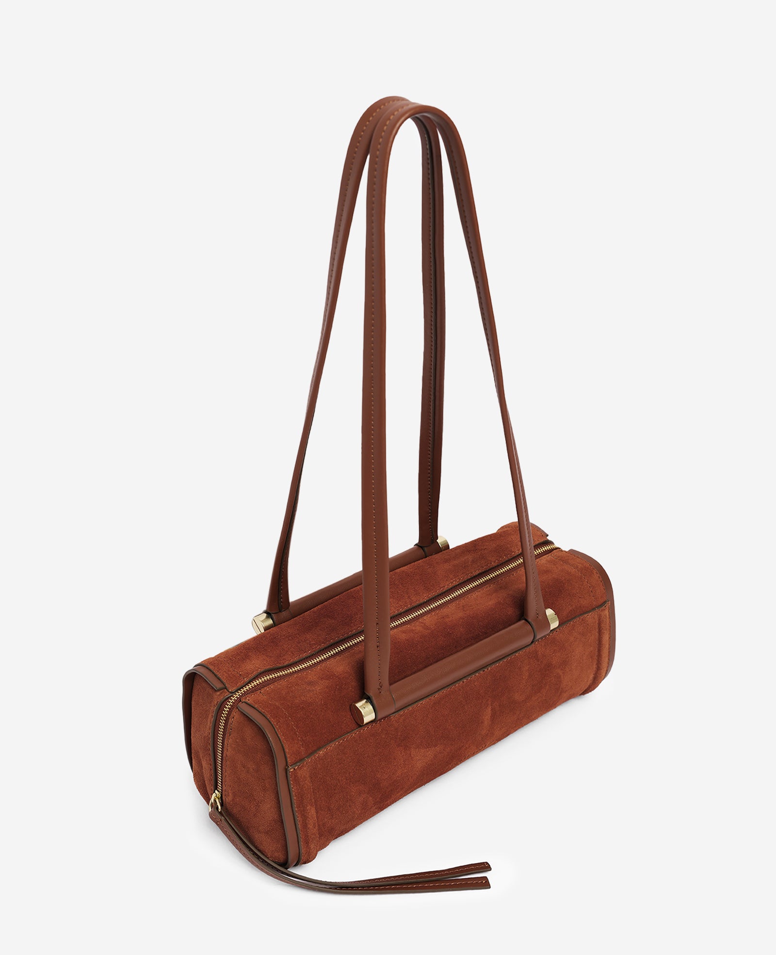 Kenneth Cole Reaction Bags Highline East West Suede Shoulder Bag borsa spalla cuoio scamosciata