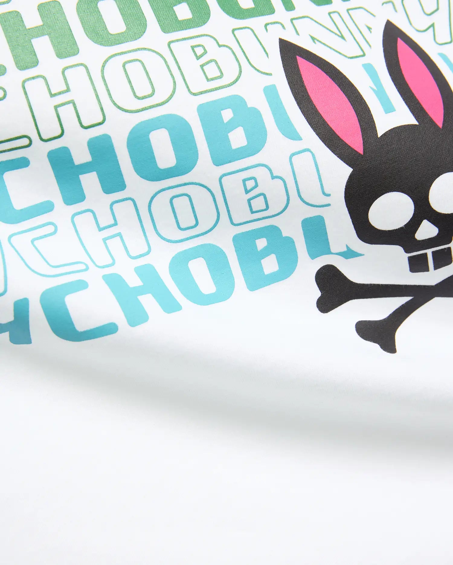 Psycho Bunny Kids Tees KIDS LANDON WORDMARK TEE KT0200196 T-shirt bianca