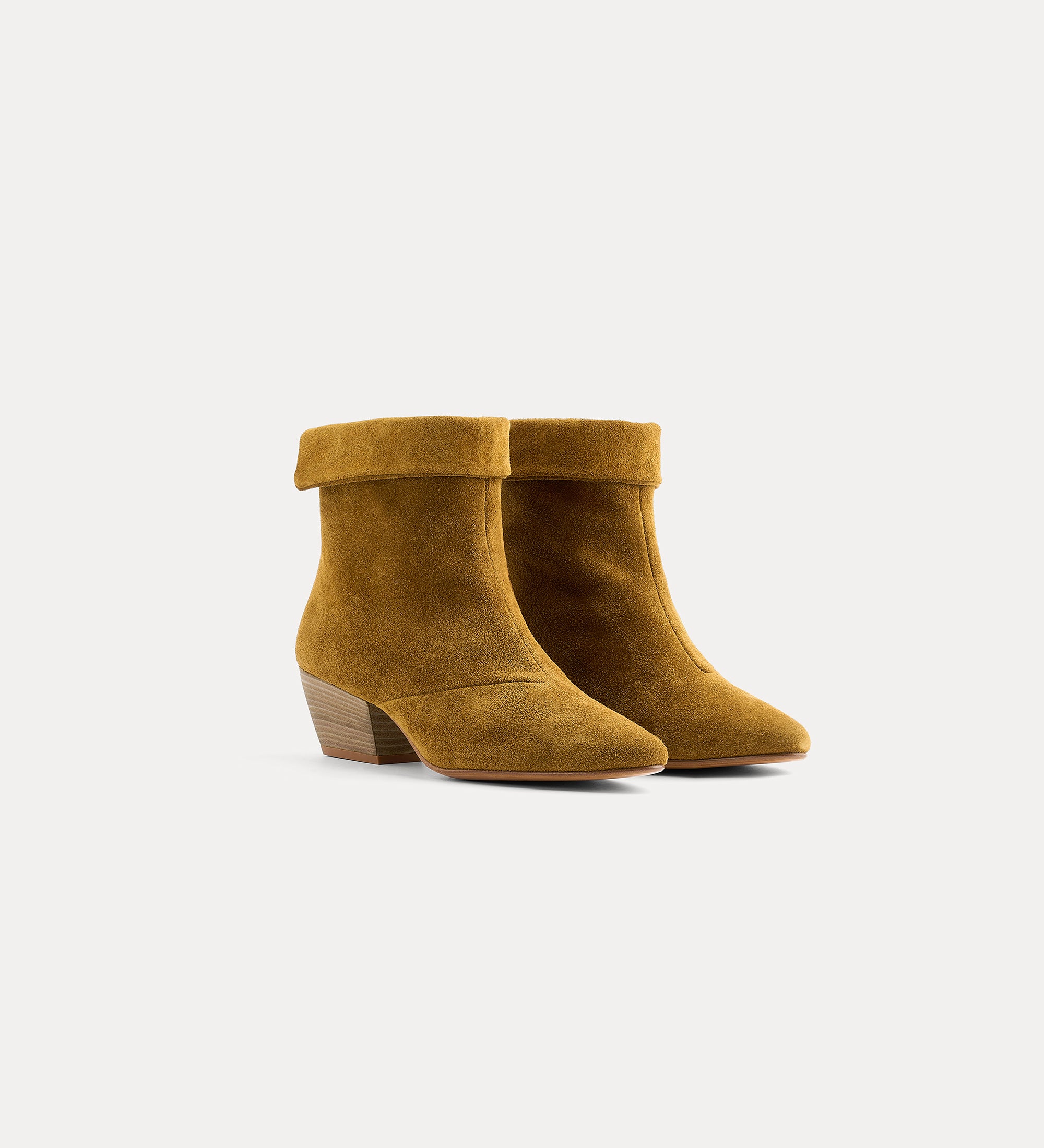Forte scarpe stivaletti in suede Vintage
