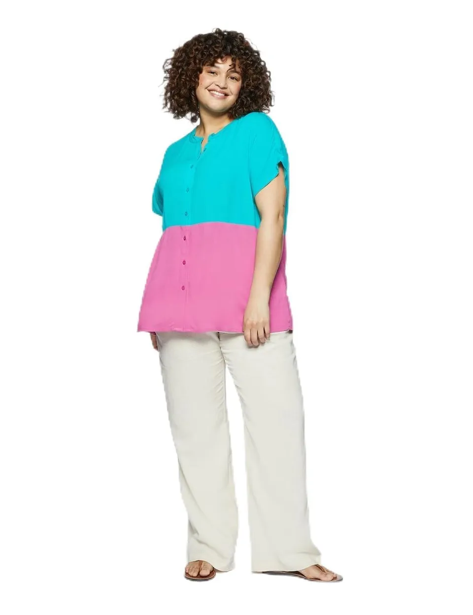 Fiorella Rubino Camicie e bluse Blusa Bicolore blusa XS Plus