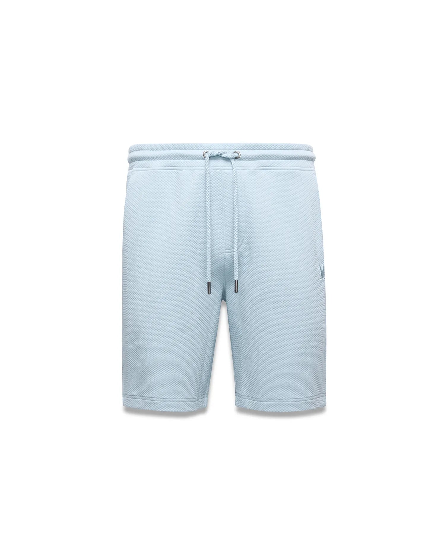 Psycho Bunny Men's Shorts Marc Textured Knit Short 8" MB0900064 Shorts blu elasticizzati