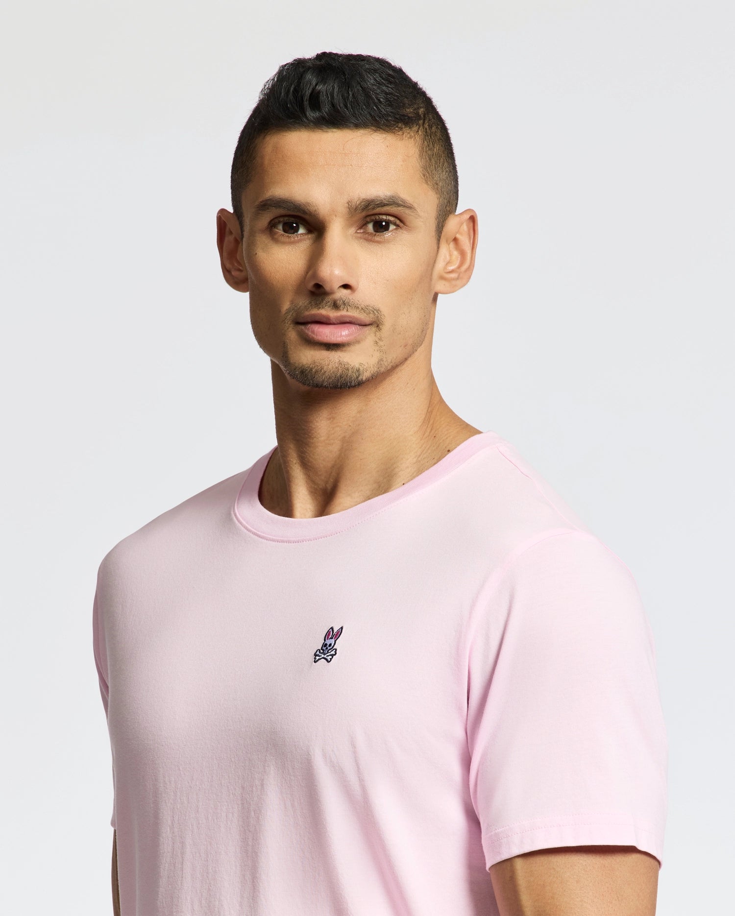 Psycho Bunny Men's Tees Classic Crew Neck Tee B6U014CRPC T-shirt 697 Piro uette 100% cotone Pima