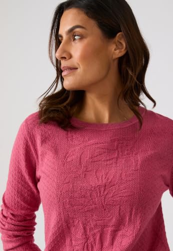 Damart Prêt-à-porter maglione donna rosa 38-40 in viscosa