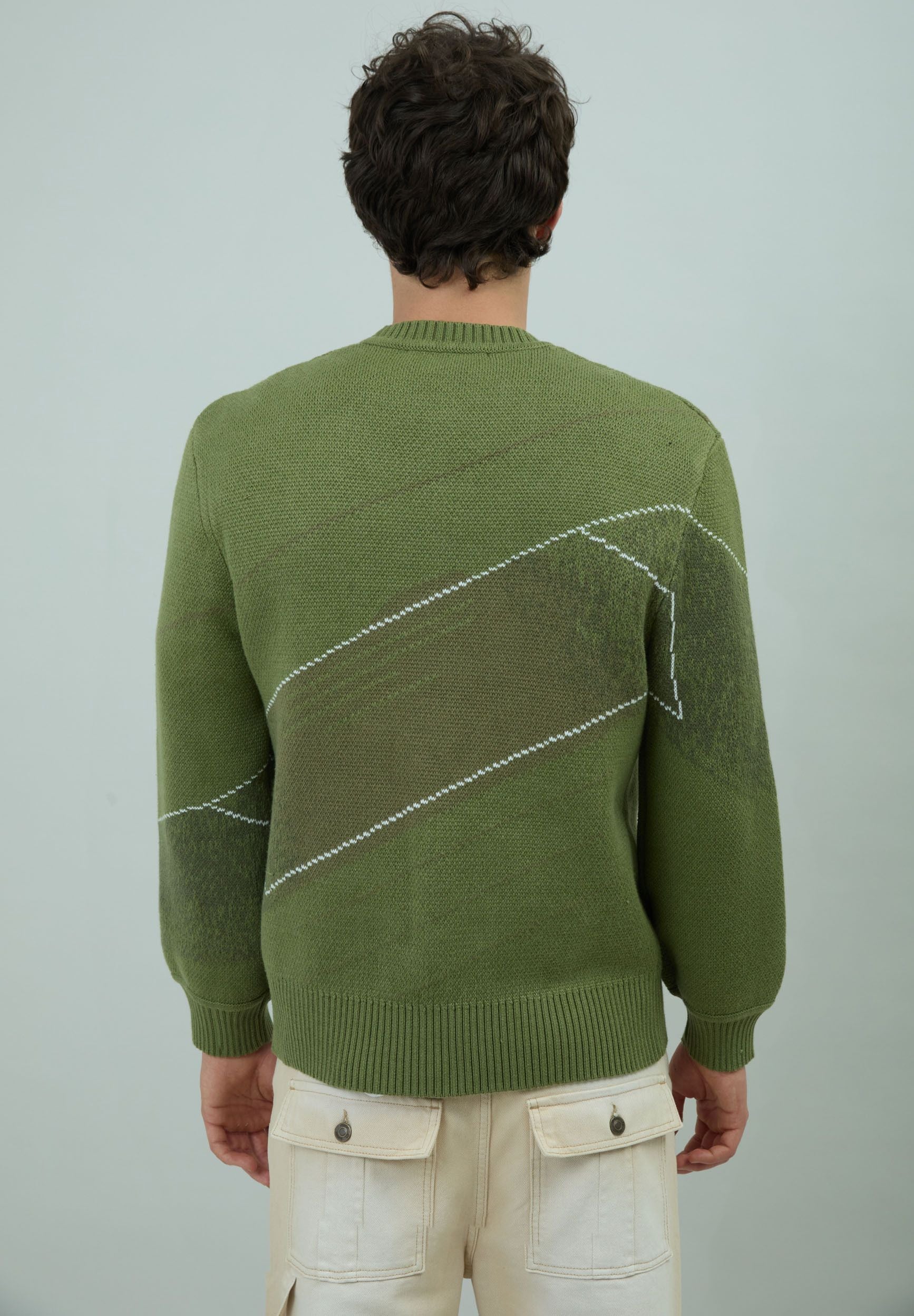 House Of Sunny Women's Knitwear MATCH OF THE DAY 2.0 maglione UK S-M-L-XL verde calcio