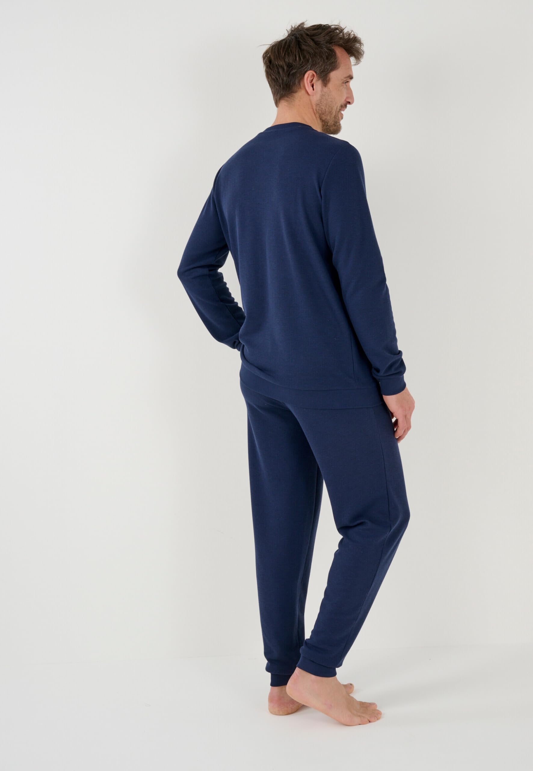 Damart Homewear Pigiama Thermolactyl in maglia goffrata da uomo 3XL caldo
