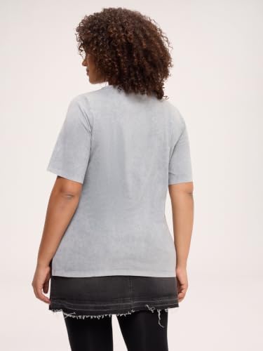 Fiorella Rubino Top e t-shirt T-Shirt in Cotone con Applicazioni T-shirt XL Plus
