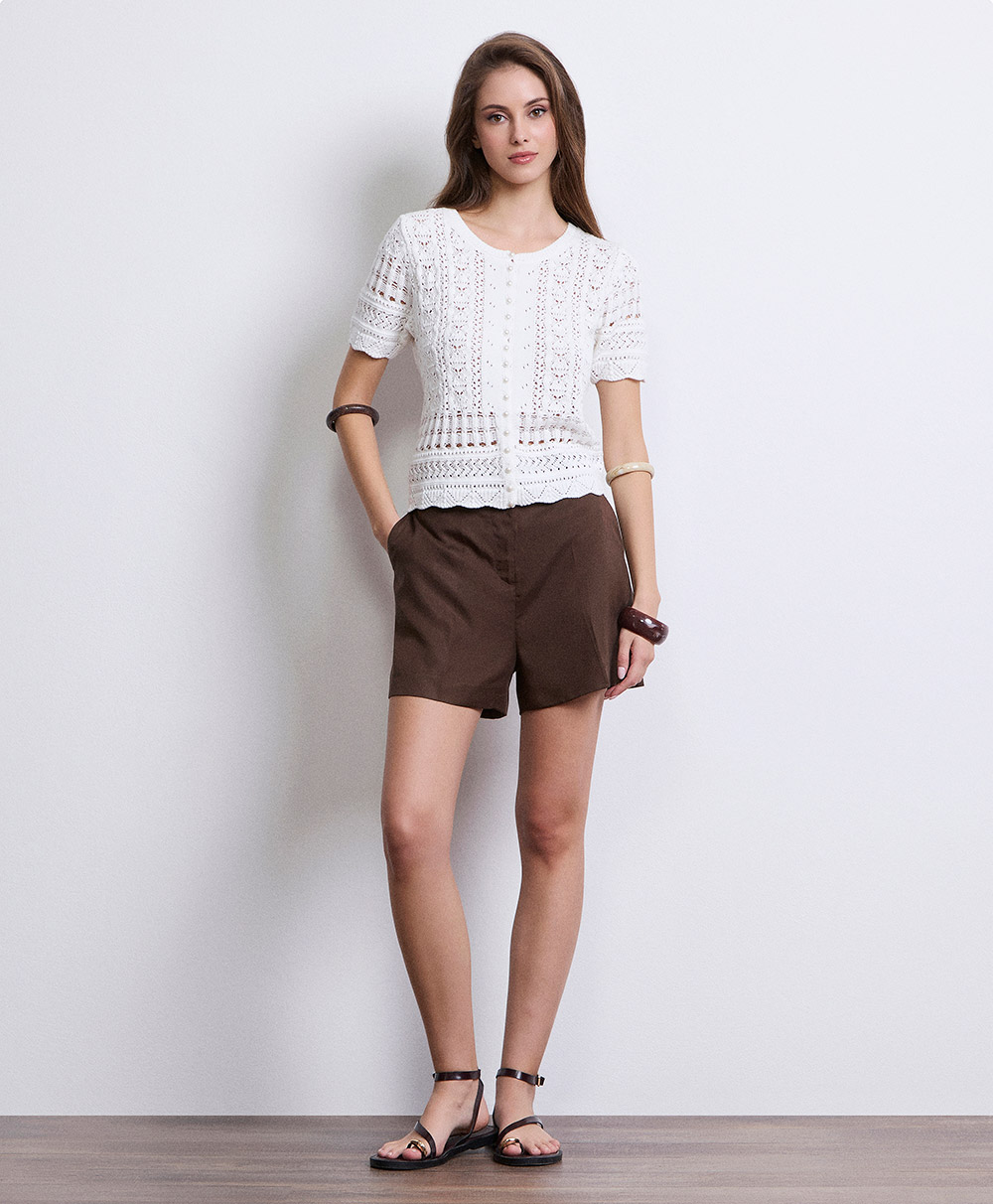 Markup Donna Maglieria Cardigan in crochet donna