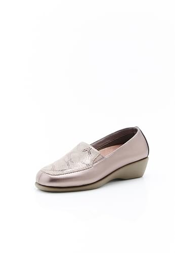 Damart Calzature Amortyl mocassini donna bronzo zeppa 4,5 cm