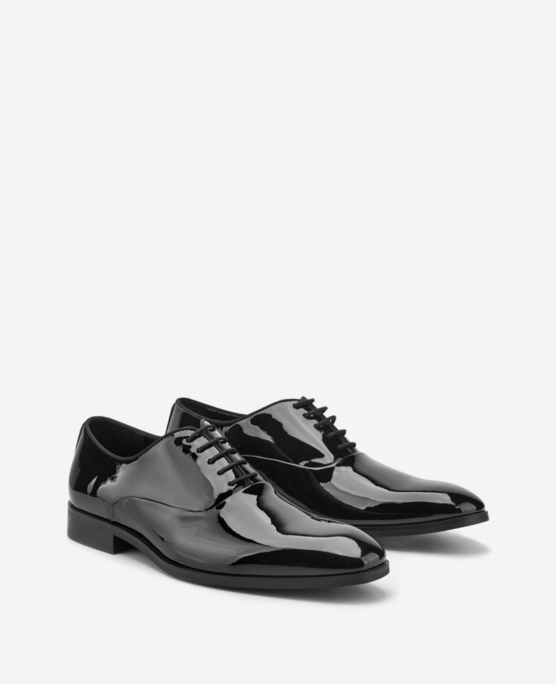 Kenneth Cole Reaction REACTION Hadley Lace Up Oxford scarpa stringata nero vernice