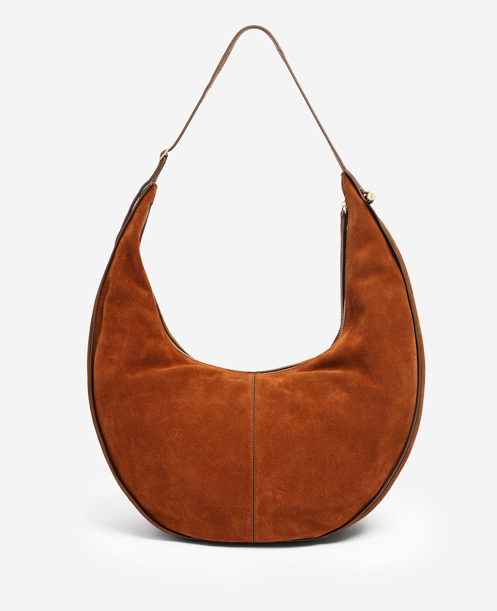 Kenneth Cole Reaction Bags Highline Large Banana Hobo borsa color sella in pelle