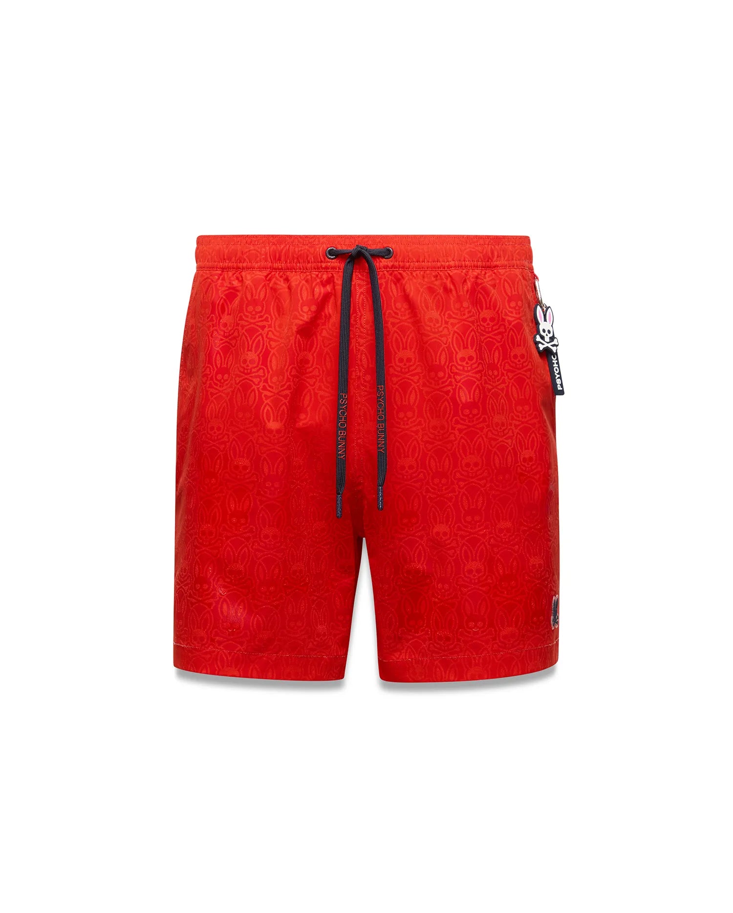 Psycho Bunny Men's Swimwear Samos costume da bagno rosso 6" idroreattivo