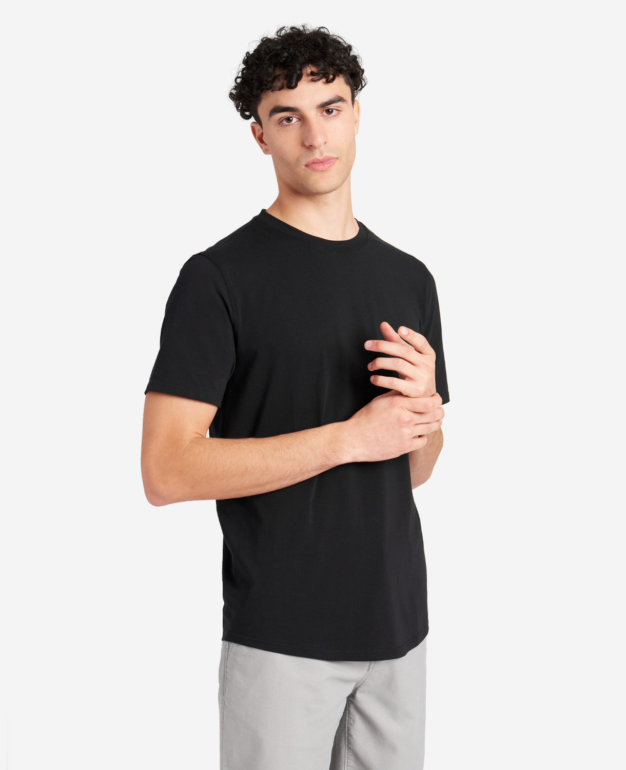 Kenneth Cole Reaction Clothing The Performance Crew Neck T-Shirt nera