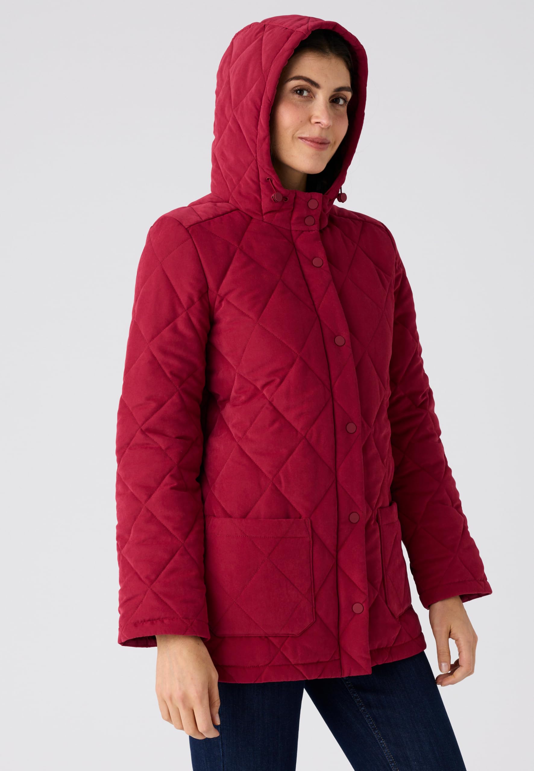 Damart Prêt-à-porter parka trapuntato con cappuccio 38-40 idrorepellente