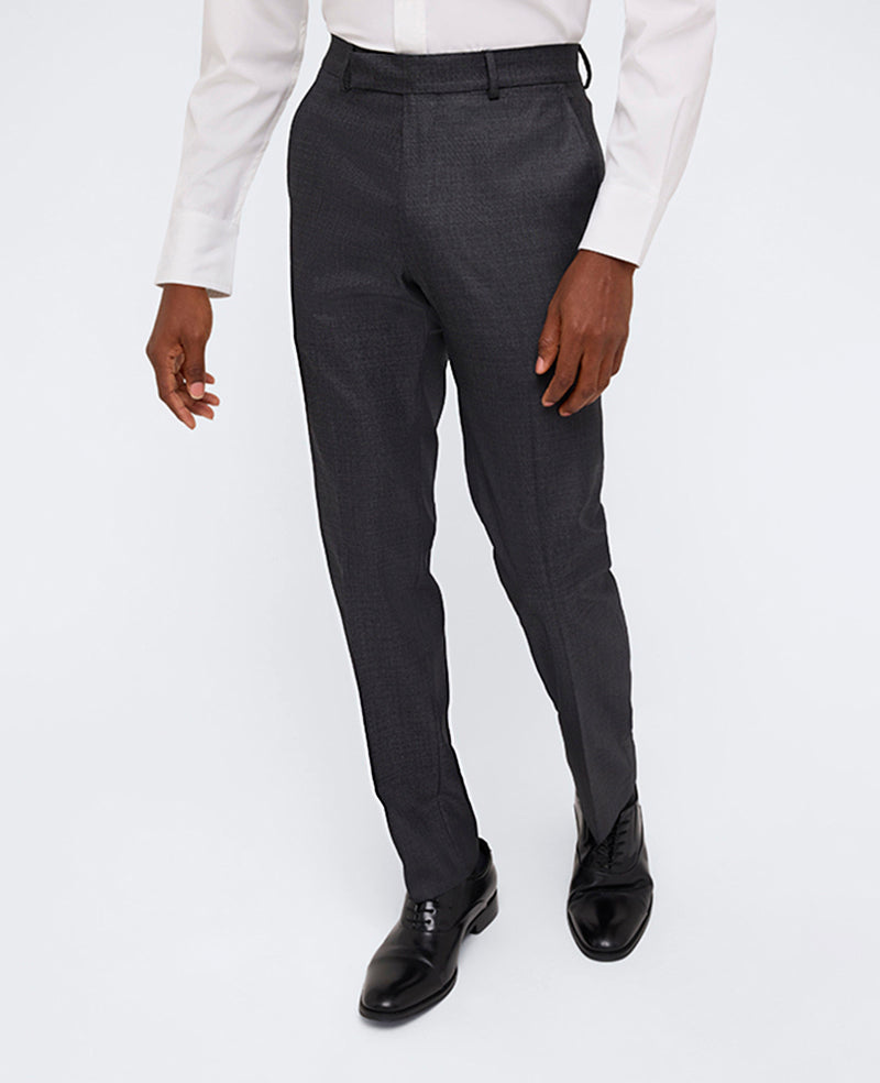 Kenneth Cole Reaction Clothing Ready Flex Suit Separate Pant pantaloni da abito Gunmetal slim fit