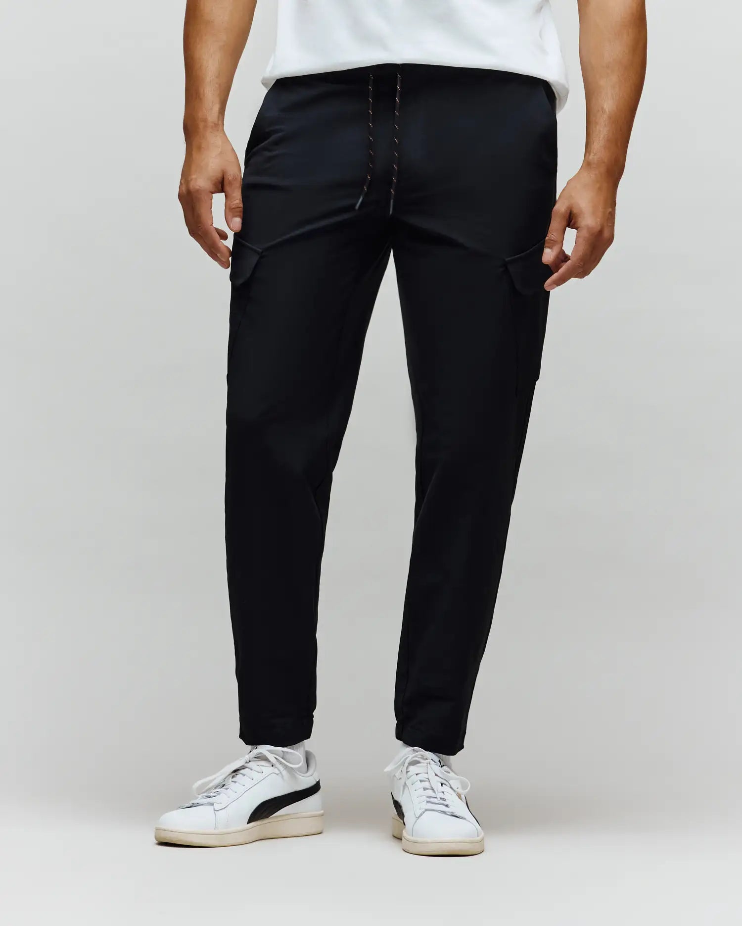 Psycho Bunny Men's Pants MENS LUKA CARGO PANT 28 1/2 L MB0600023 pantaloni cargo neri