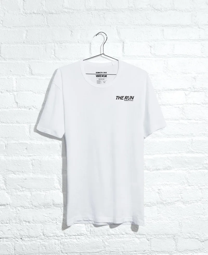 Kenneth Cole Reaction Clothing The Run T-shirt bianca unisex cotone