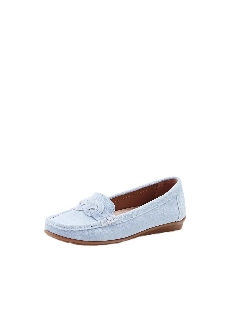 Damart Climatyl mocassini donna 36 EU azzurri freschezza