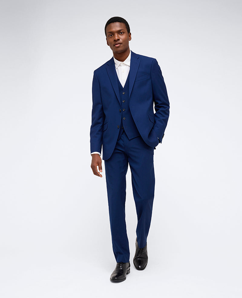 Kenneth Cole Reaction Ready Flex Suit Separate Jacket giacca abito blu slim fit