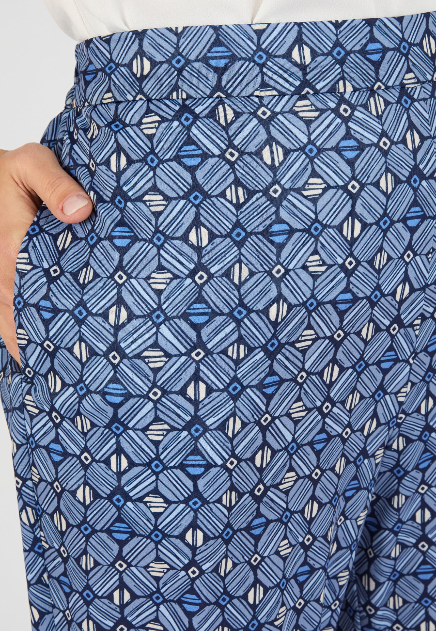 Damart Prêt-à-porter Pantaloni Maglia Crêpe pantaloni