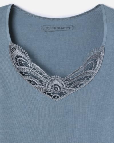 Damart Thermolactyl T-Shirt Donna Maniche Lunghe Guipure XXL Cittadel