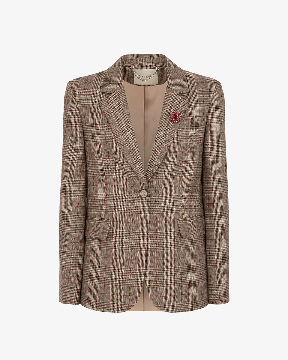 Markup Donna Tailleur & Blazer Blazer principe di galles