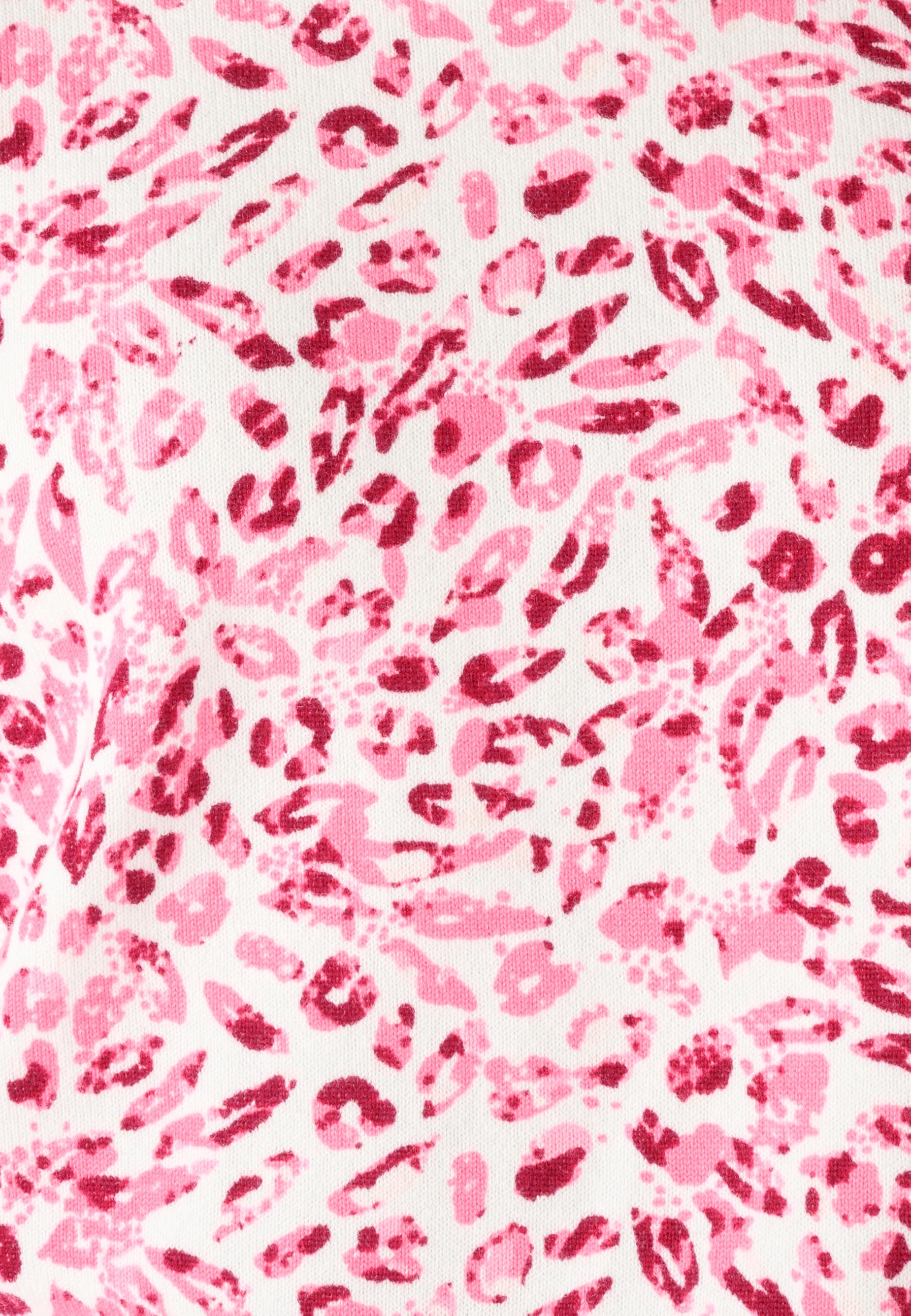 Damart Prêt-à-porter maglia sottile rosa tachista in cotone biologico