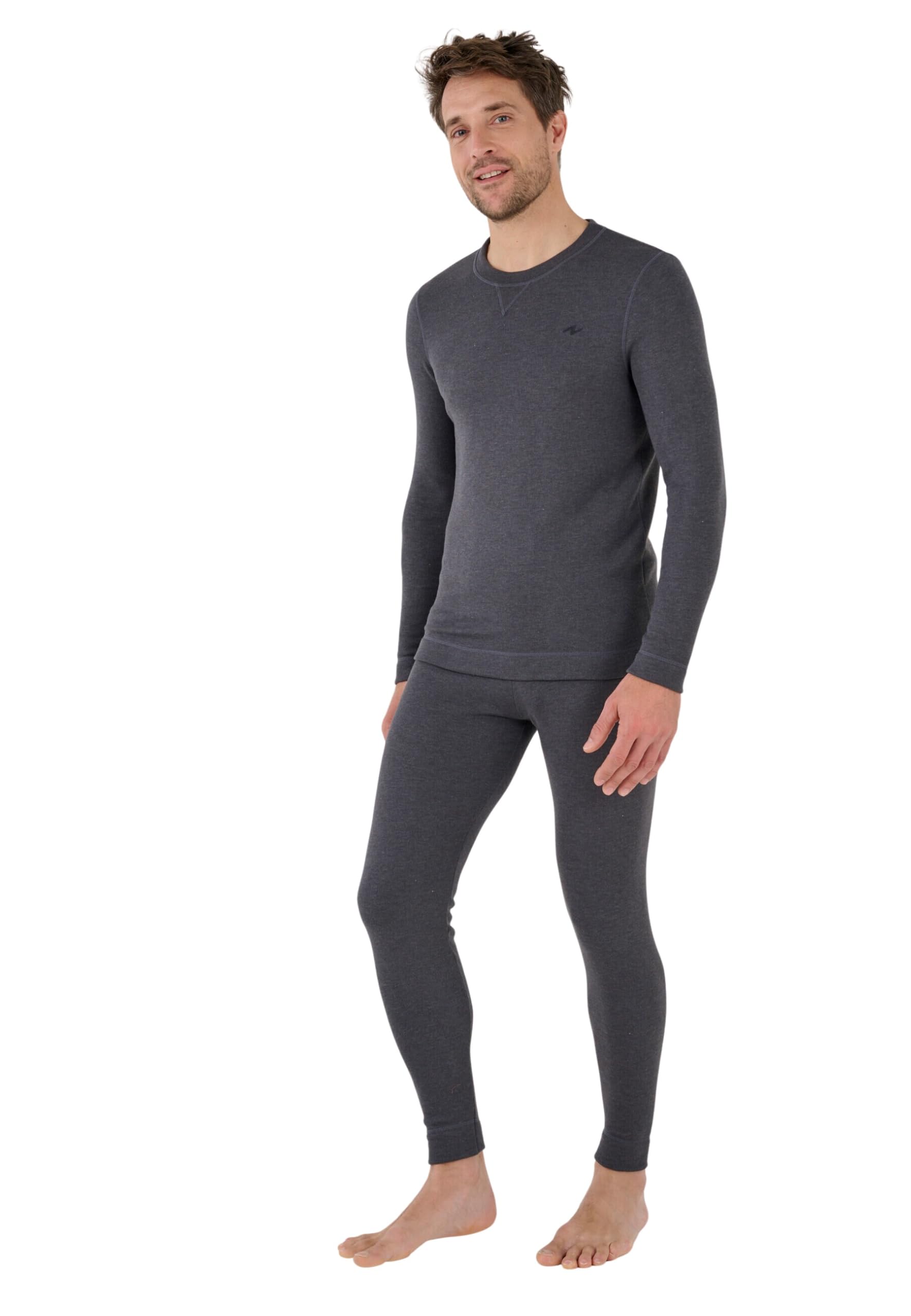 Damart Thermolactyl Sensitive T-shirt in pile uomo blu navy S calore 5