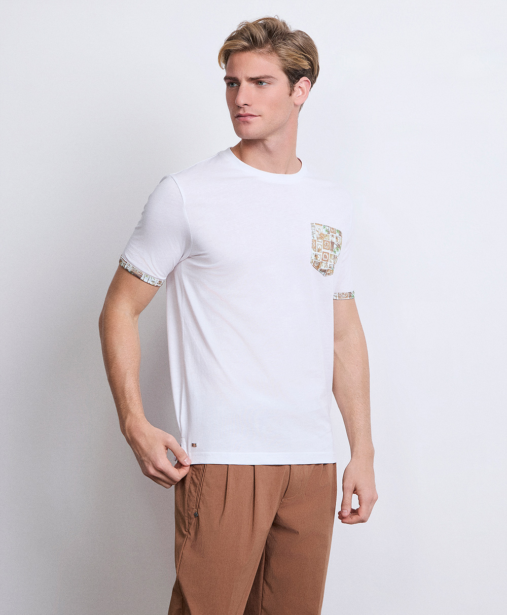 Markup Uomo Felpe & T-shirt T-shirt taschino stampato