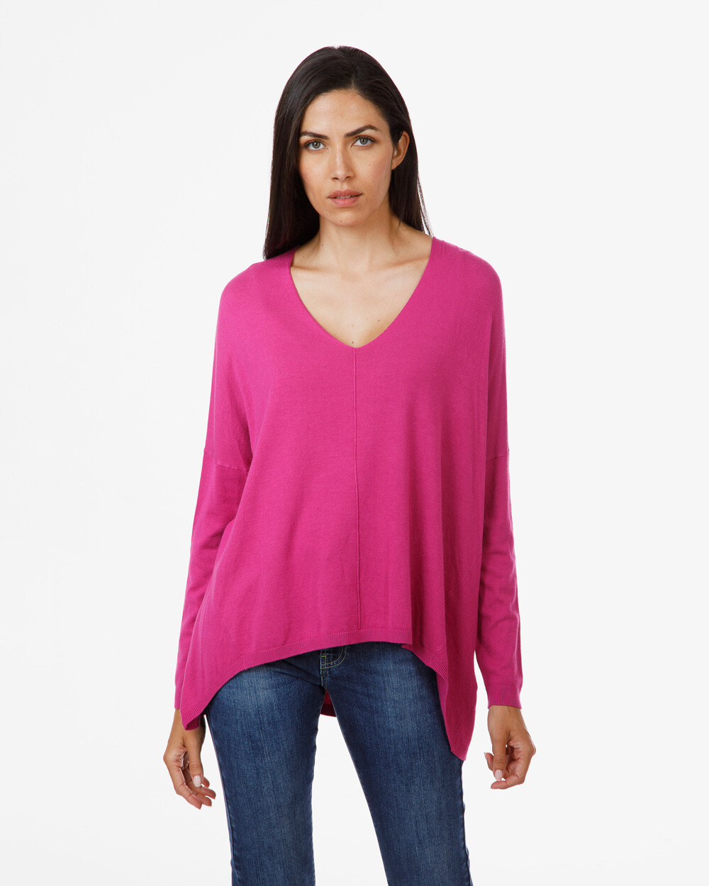 Markup Donna Maglieria Maglia over scollo a v maglia