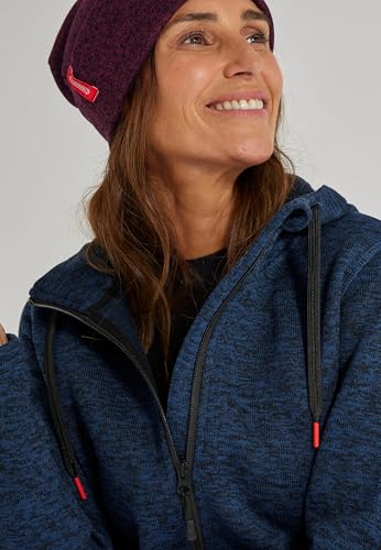 Damart Prêt-à-porter Giacca in pile con cappuccio Thermolactyl XS blu