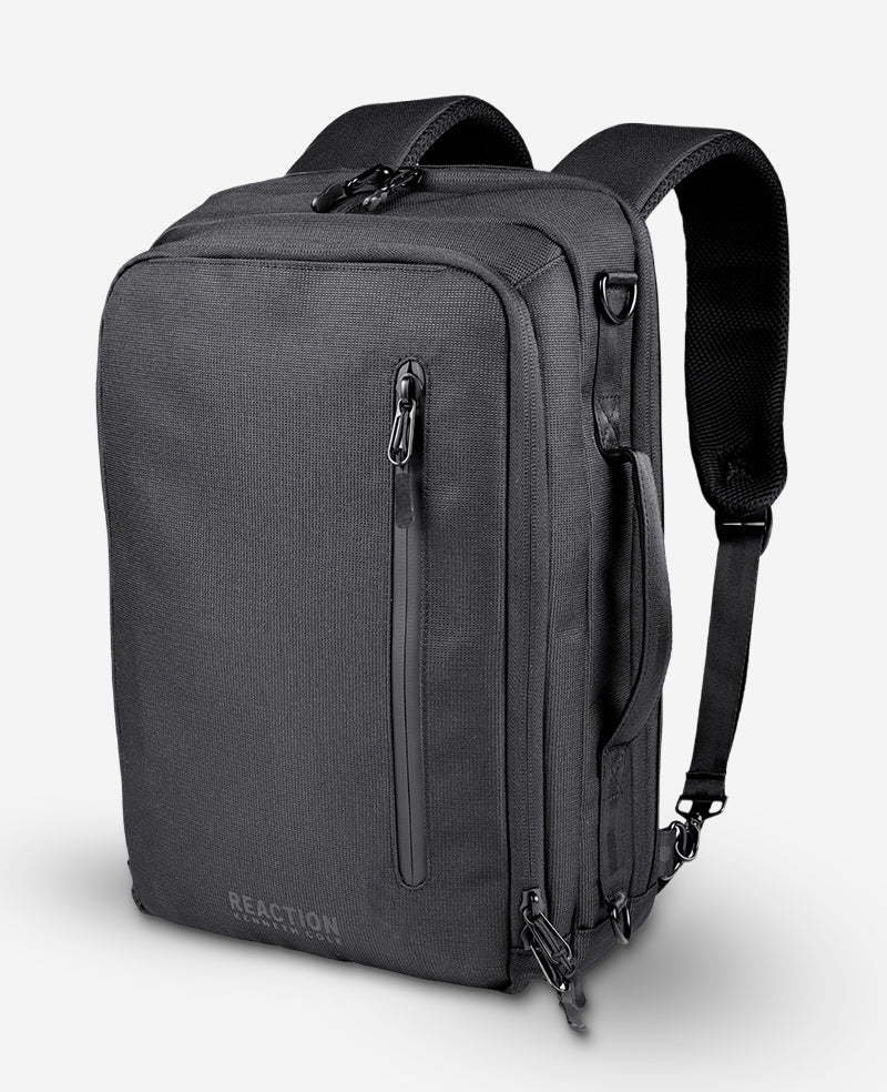 Kenneth Cole Reaction Luggage Parker Convertible Backpack zaino nero taglia unica