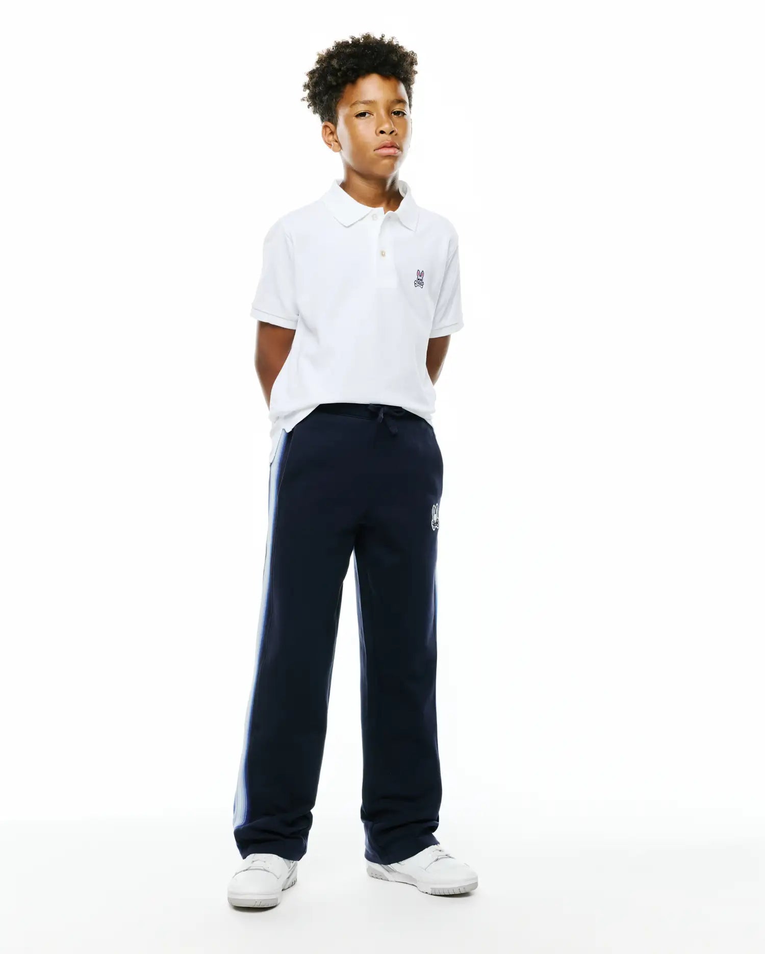 Psycho Bunny Kids Bottoms Kids Jaydon Track Pant pantaloni blu