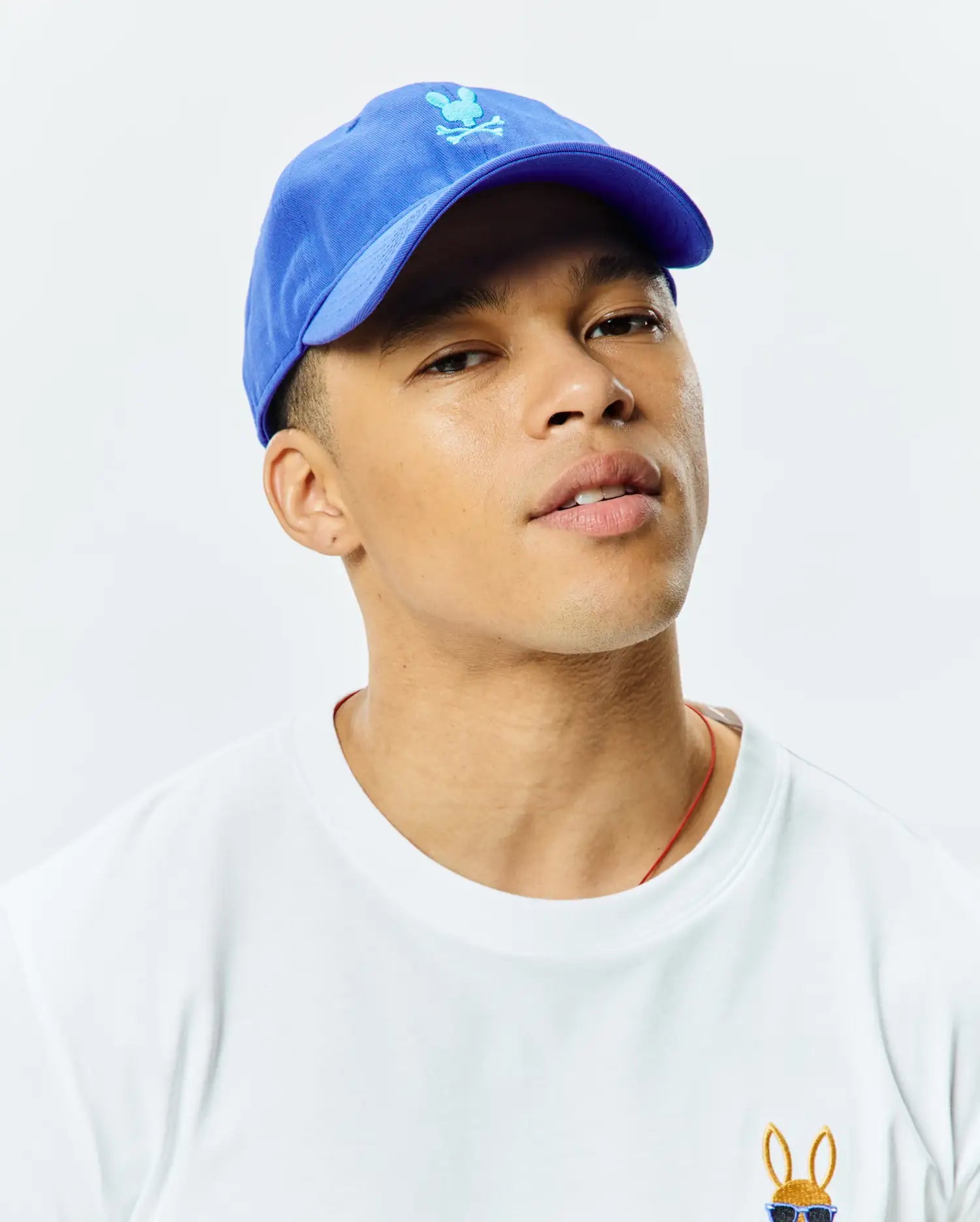 Psycho Bunny Accessories Jimmy Baseball Cap cappellino blu cotone