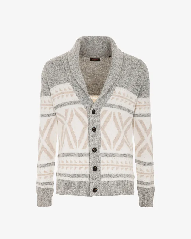 Markup Uomo Maglieria Cardigan sciallato disegno scandinavo uomo