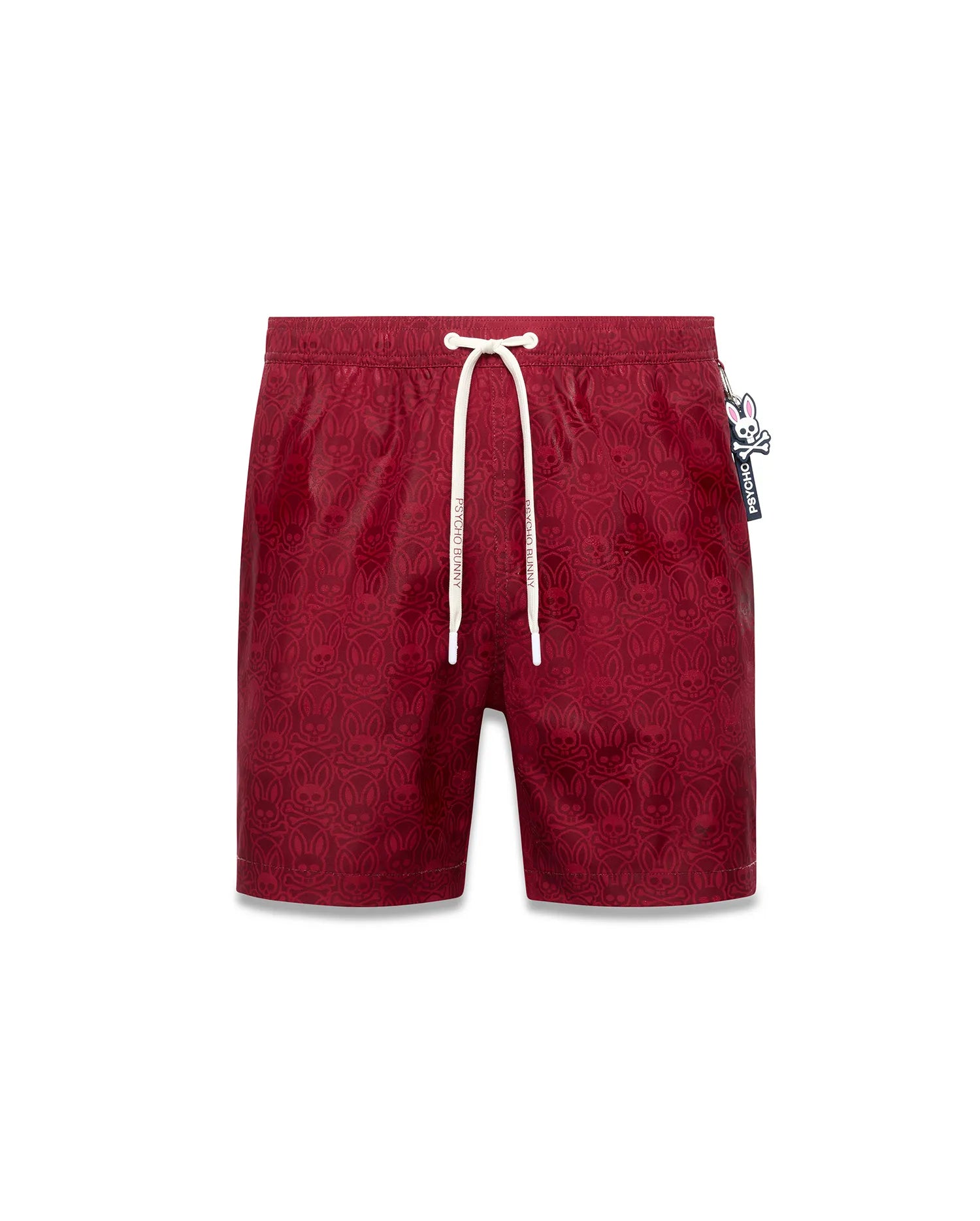 Psycho Bunny Men's Swimwear Samos costume da bagno rosso 6" idroreattivo