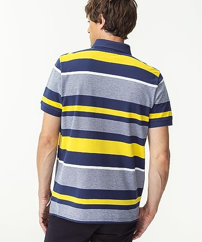 Damart Prêt-à-porter polo a maglia trapuntata a righe in cotone