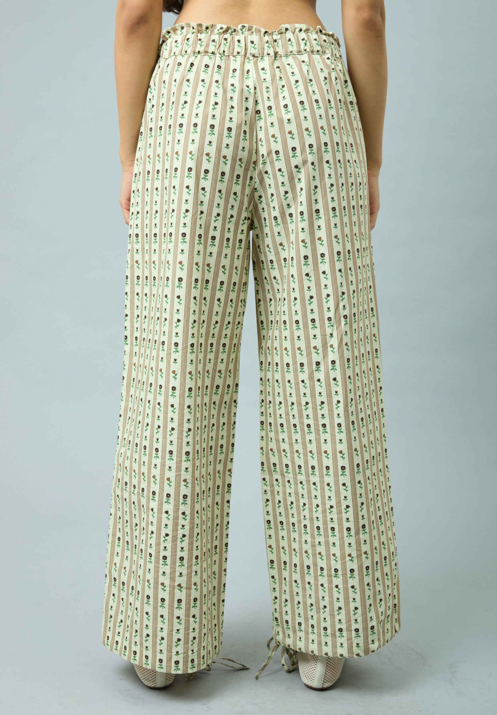 House Of Sunny Women's Shorts & Trousers VINTAGE ROSE TROUSER pantaloni taglie UK 6-18 cotone