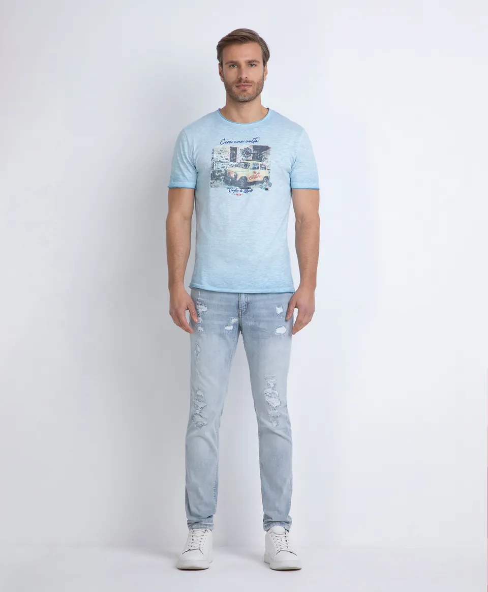 Markup Uomo Felpe & T-shirt T-shirt jersey stampata t-shirt