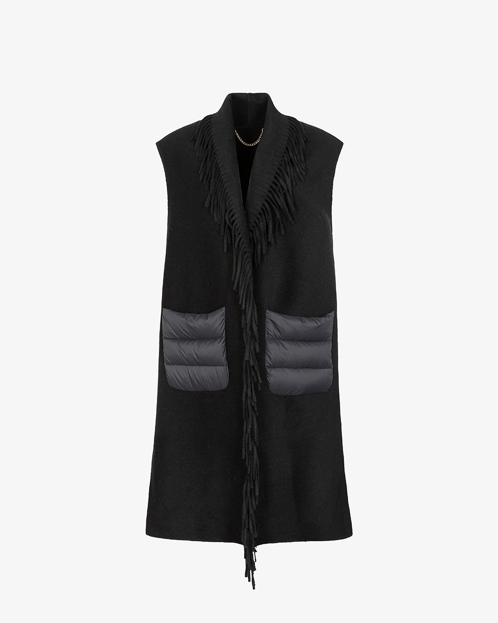 Markup Donna Giacche & Giubbotti Gilet con tasconi e frange