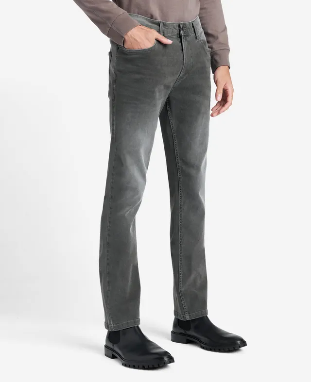Kenneth Cole Reaction Clothing Slim-Fit Recycled Stretch Denim Jean jeans slim grigi elasticizzati
