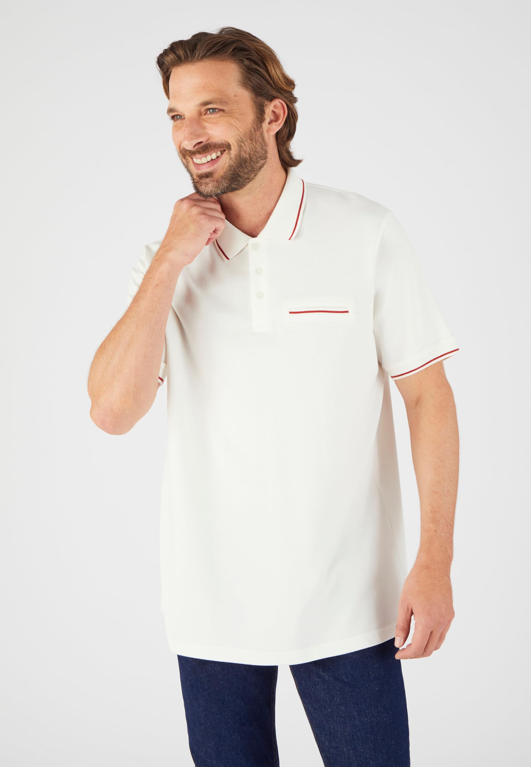 Damart Prêt-à-porter Polo da uomo a maniche corte S