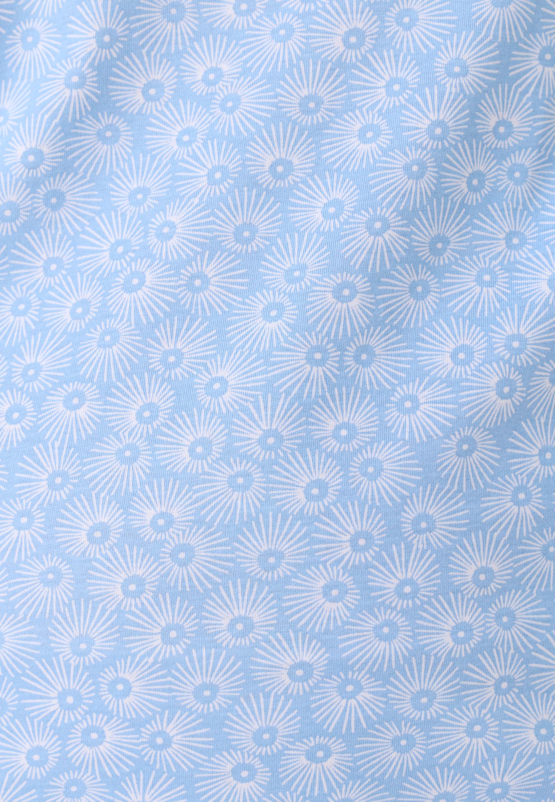 Damart Homewear Camicia da Notte XS blu in cotone jersey