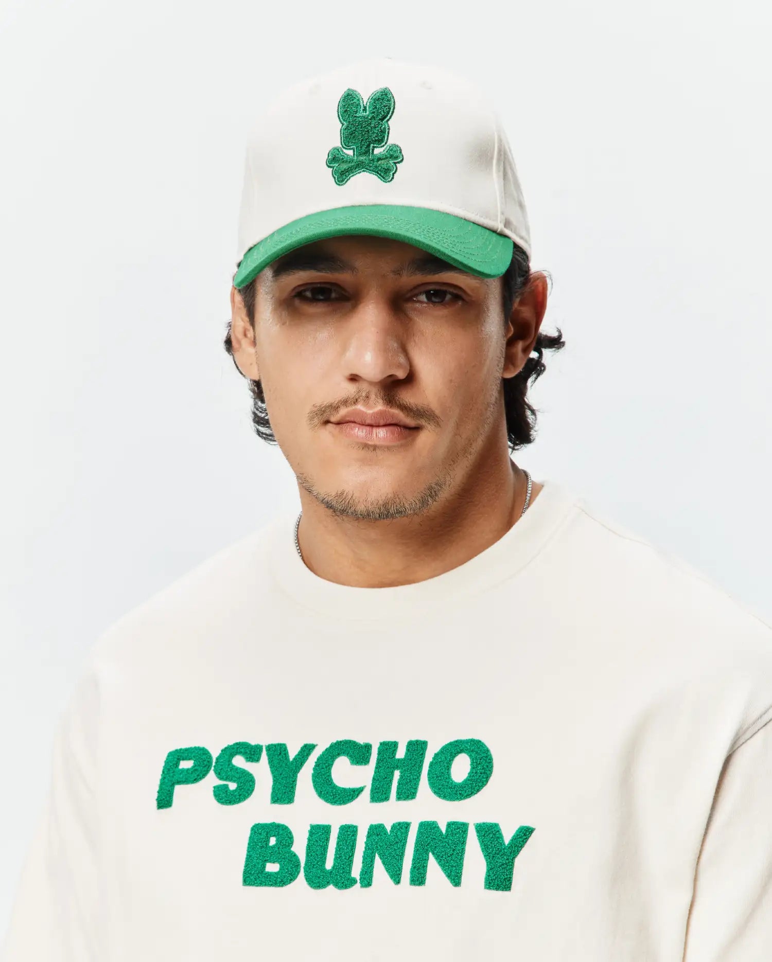 Psycho Bunny Accessories MENS CRAIG BASEBALL CAP - MO1500106 cappello baseball Pristine O/S poliestere