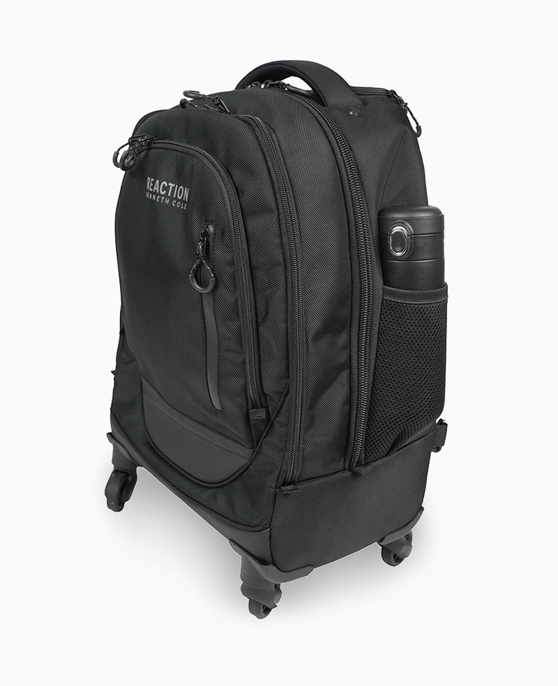 Kenneth Cole Reaction Luggage R-Tech Wheeled Backpack zaino trolley nero 22 pollici impermeabile