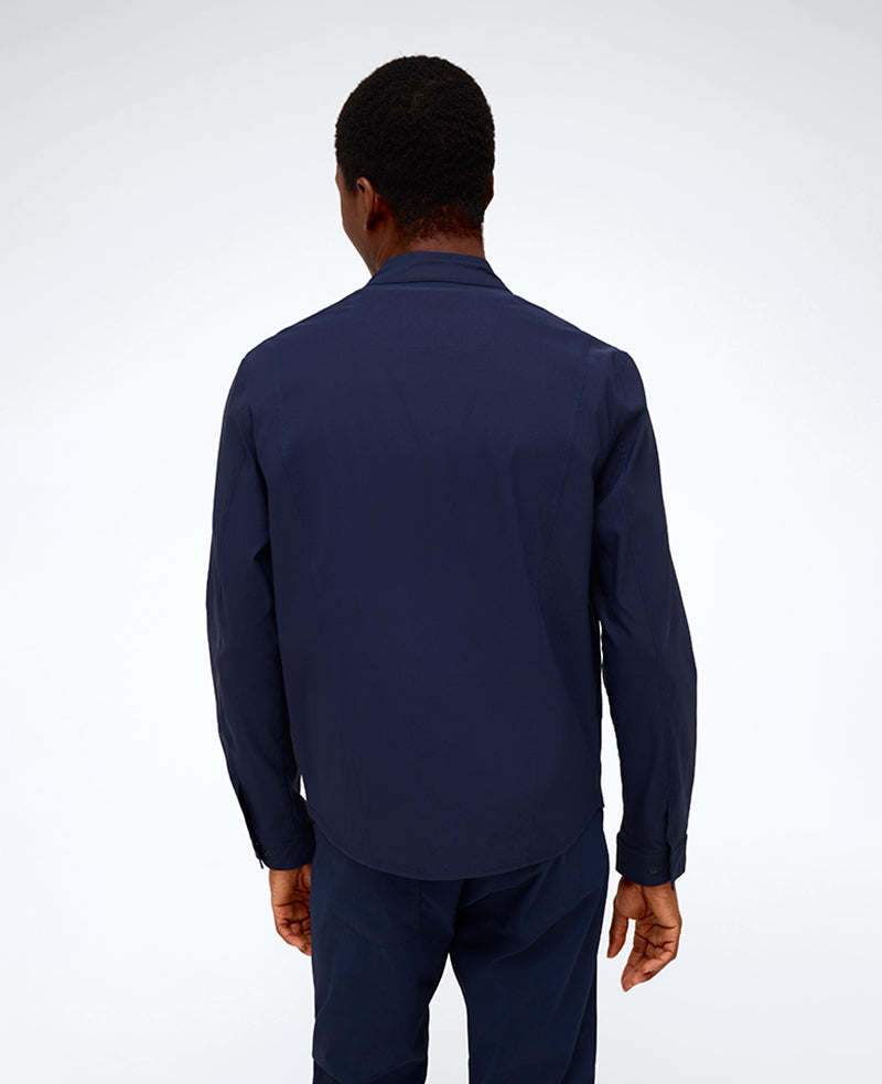 Kenneth Cole Reaction Clothing Simplified Utility Jacket giacca blu idrorepellente
